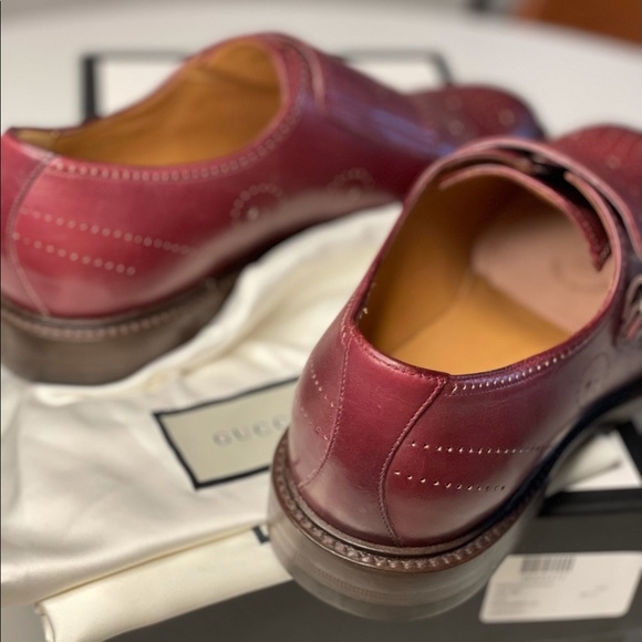 Gucci Bee Brogue Monk men shoes - Picture 3 of 5